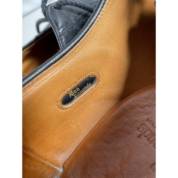 ALLEN EDMONDS Black 11 D Men Split-Toe Leather Dress Shoes main image 9
